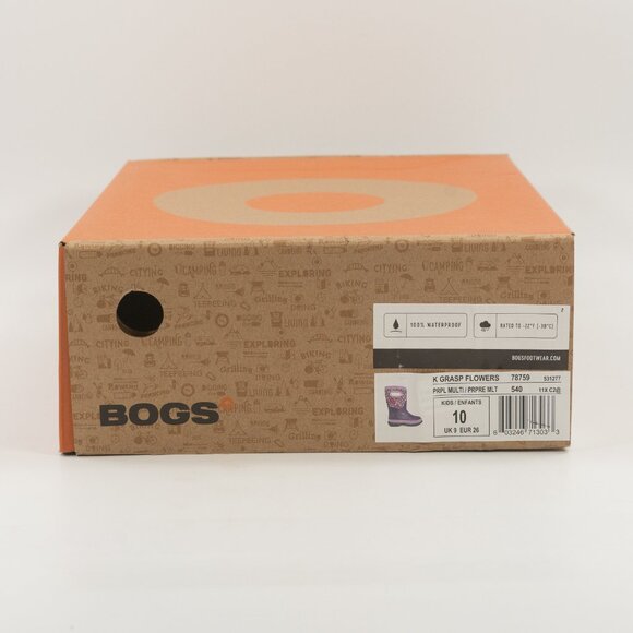 Bogs Grasp Flowers 'Purple Multi' Boots 78759-540 Multi-Size - Picture 11 of 14